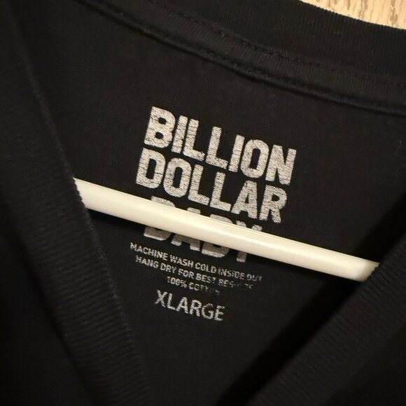 Billion Dollar Baby Men’s Long sleeve T-shirt, Black, XL - Picture 3 of 8